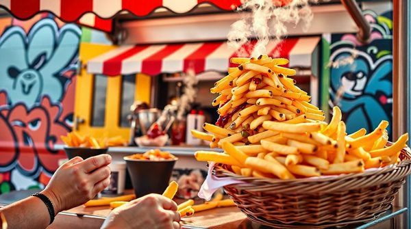 Le food truck friterie : un festin de saveurs belges !